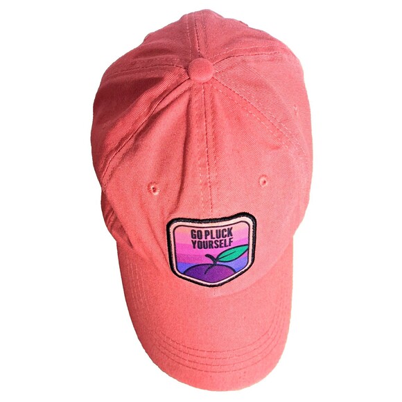 truth by republic Other - Go Pluck Yourself Baseball Hat Embroidered Patch Cap Orange Strapback Adjustable
